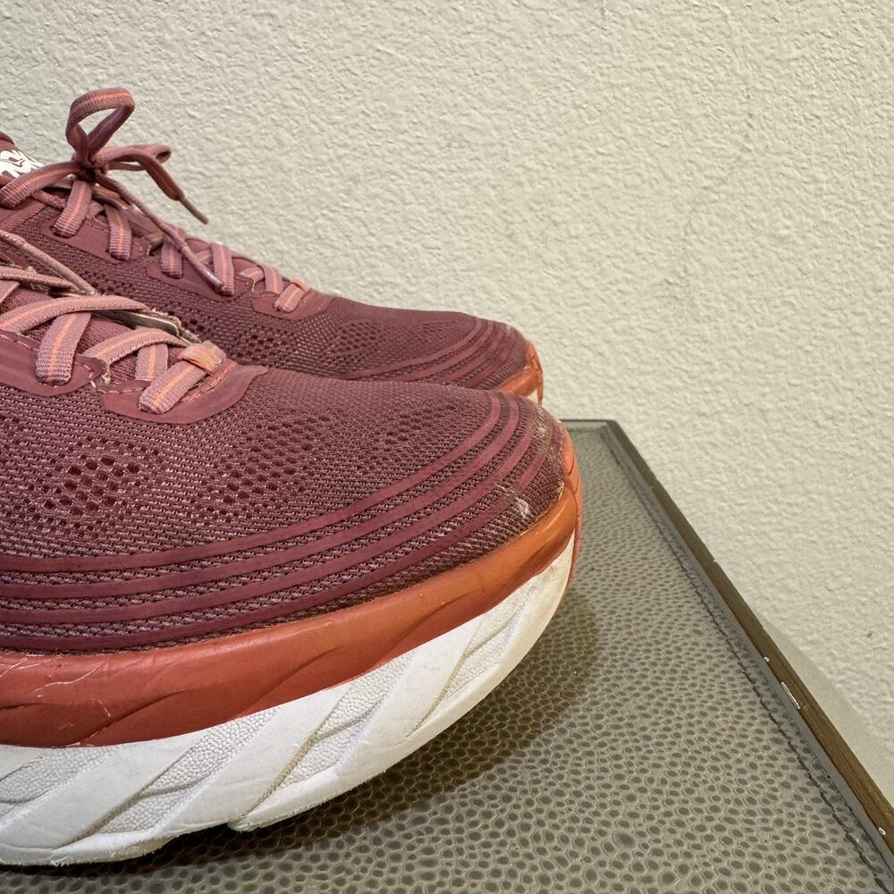 Hoka One One Bondi 6 Womens 9 Heather Rose Lantana Walk Comfort - Picture 2 of 16